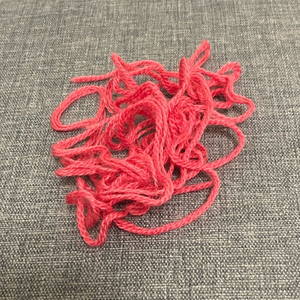 Pink Needlepoint Thread Yarn
